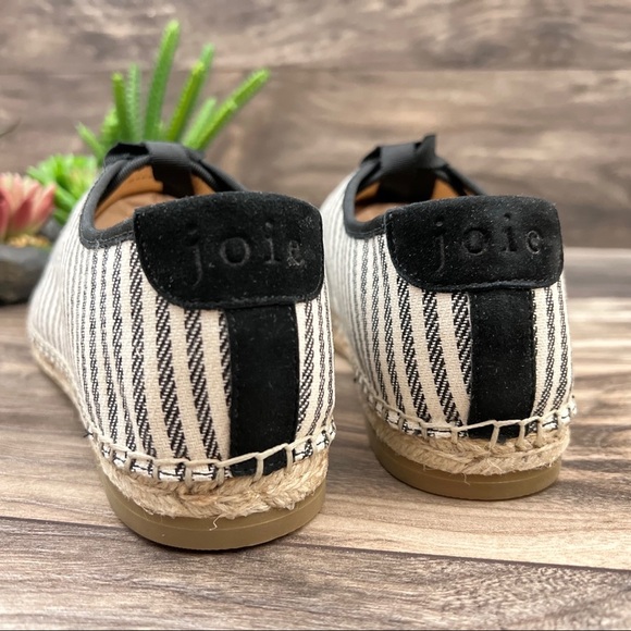 NIB Joie Corston Striped Espadrille Oxford Loafer Flats Sneaker 38.5 - Picture 7 of 12